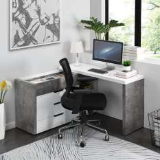 Maximize Your Home Office Space with Furniture in Fashion's Corner Computer Desks Collection.